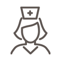 Scheduling nurse icon