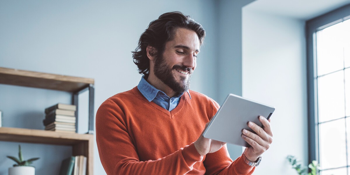 Business leader procuring new IT technology products for team